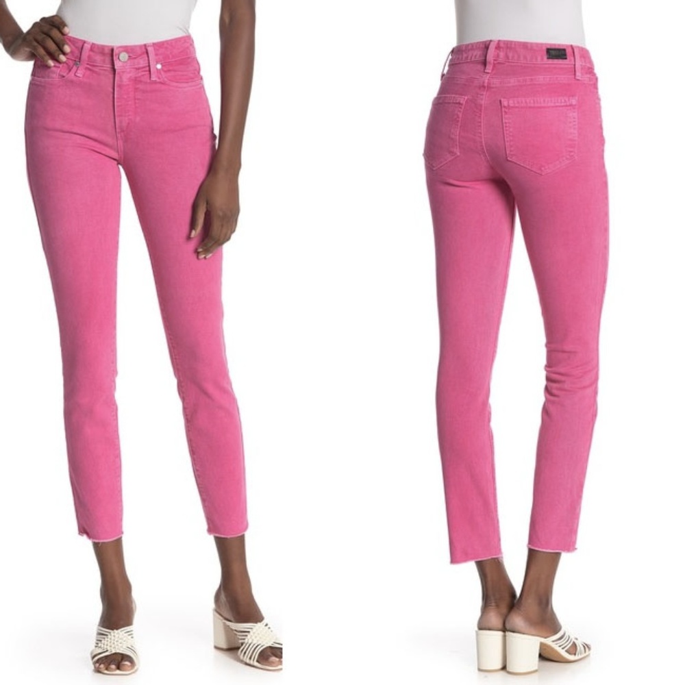 PAIGE Hoxton Raw Hem Ankle Jeans SZ 23